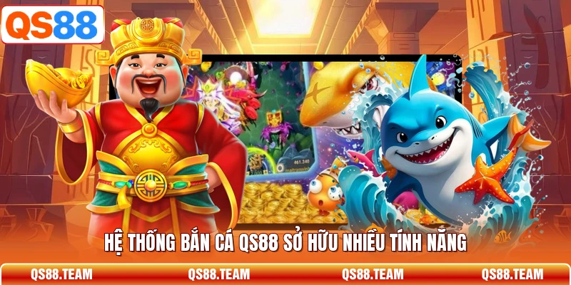 Hình minh họa cho chủ đề và các tính năng thường gặp trong trò chơi bắn cá.