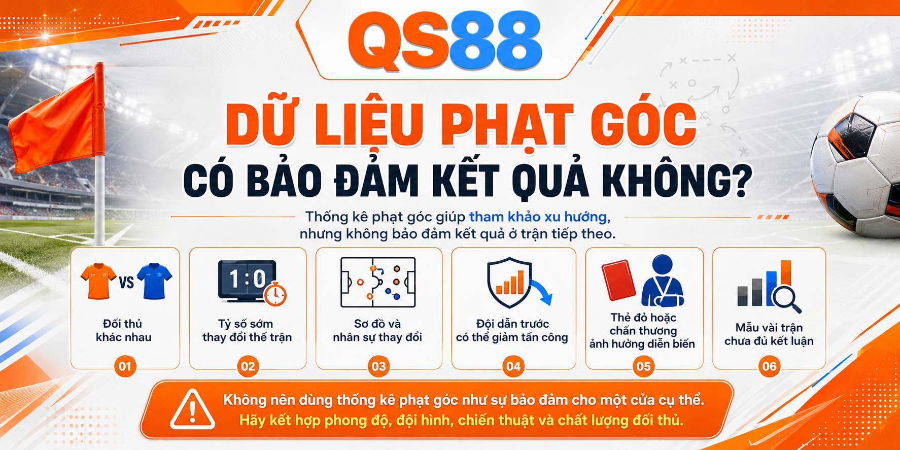Dữ liệu kèo phạt góc có đảm bảo kết quả không